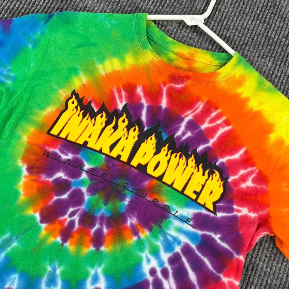 Inaka Power Tie Dye‎ Shirt Womens Small Short Sleeve Bright Pump